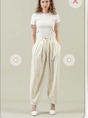 😎 Toit Volant Raw Silk barrel fit summer pants